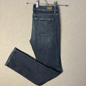 Paige Jimmy Jimmy Jeans Womens Mid Rise Straight Leg Distressed Denim Sz 27